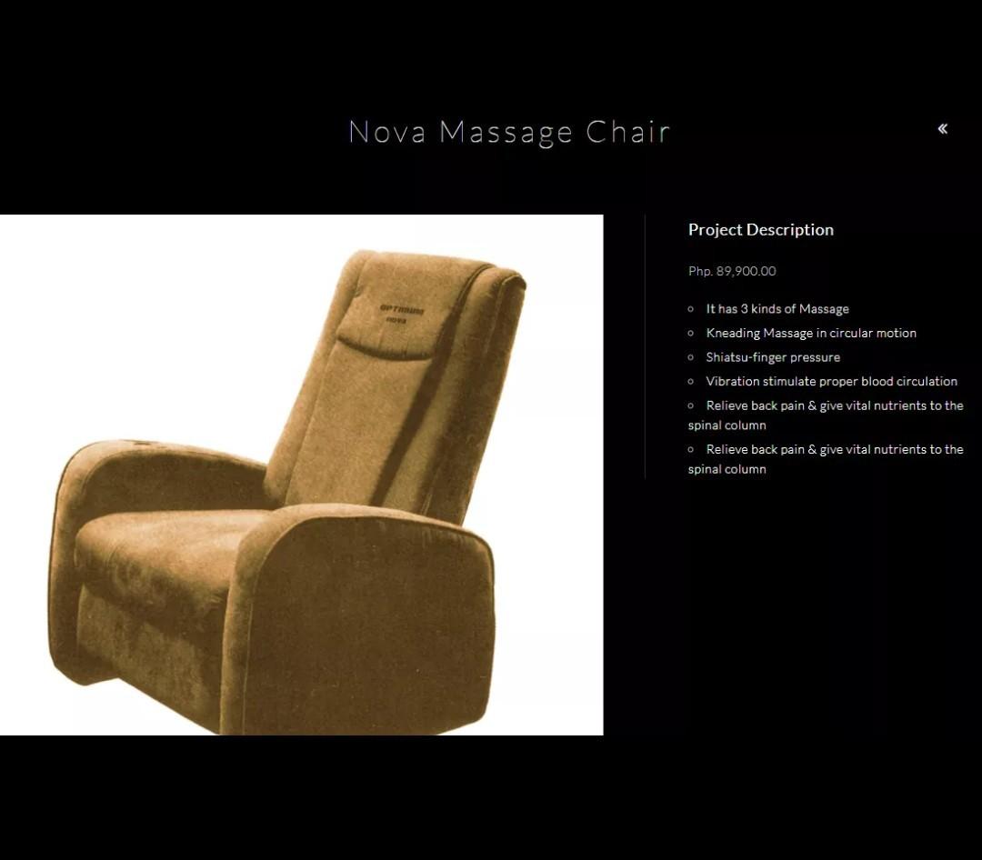 optimum massage chair price philippines