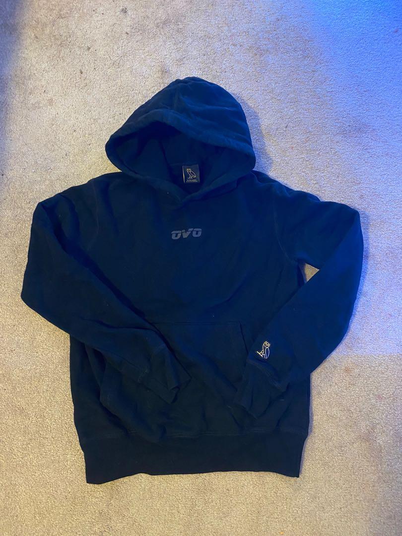 OVO black runner logo hoodie Women s Fashion Clothes on Carousell