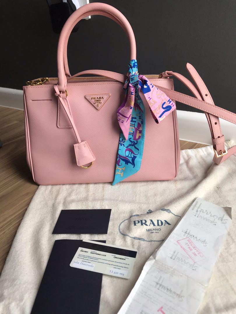 Prada hot sale pink handbag