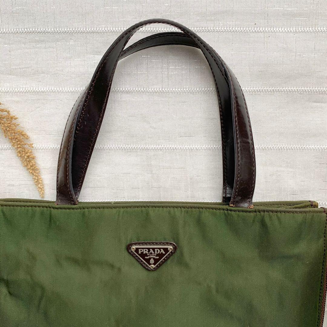 Prada Vela Ebano Mini Tote Bag (Small), Luxury, Bags & Wallets on Carousell