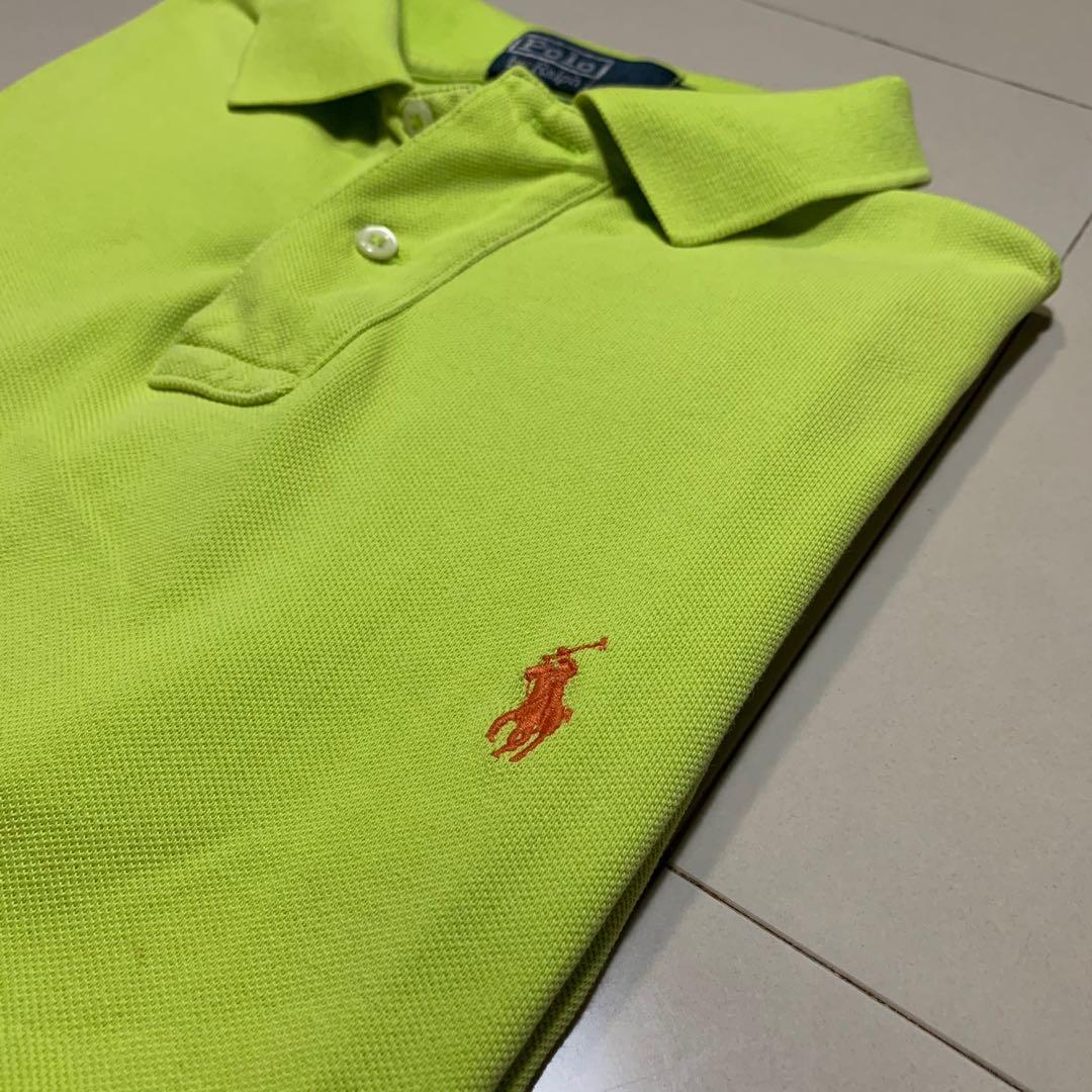 Ralph Lauren Neon Green Polo Shirt, Men's Fashion, Tops & Sets, Tshirts & Polo  Shirts on Carousell