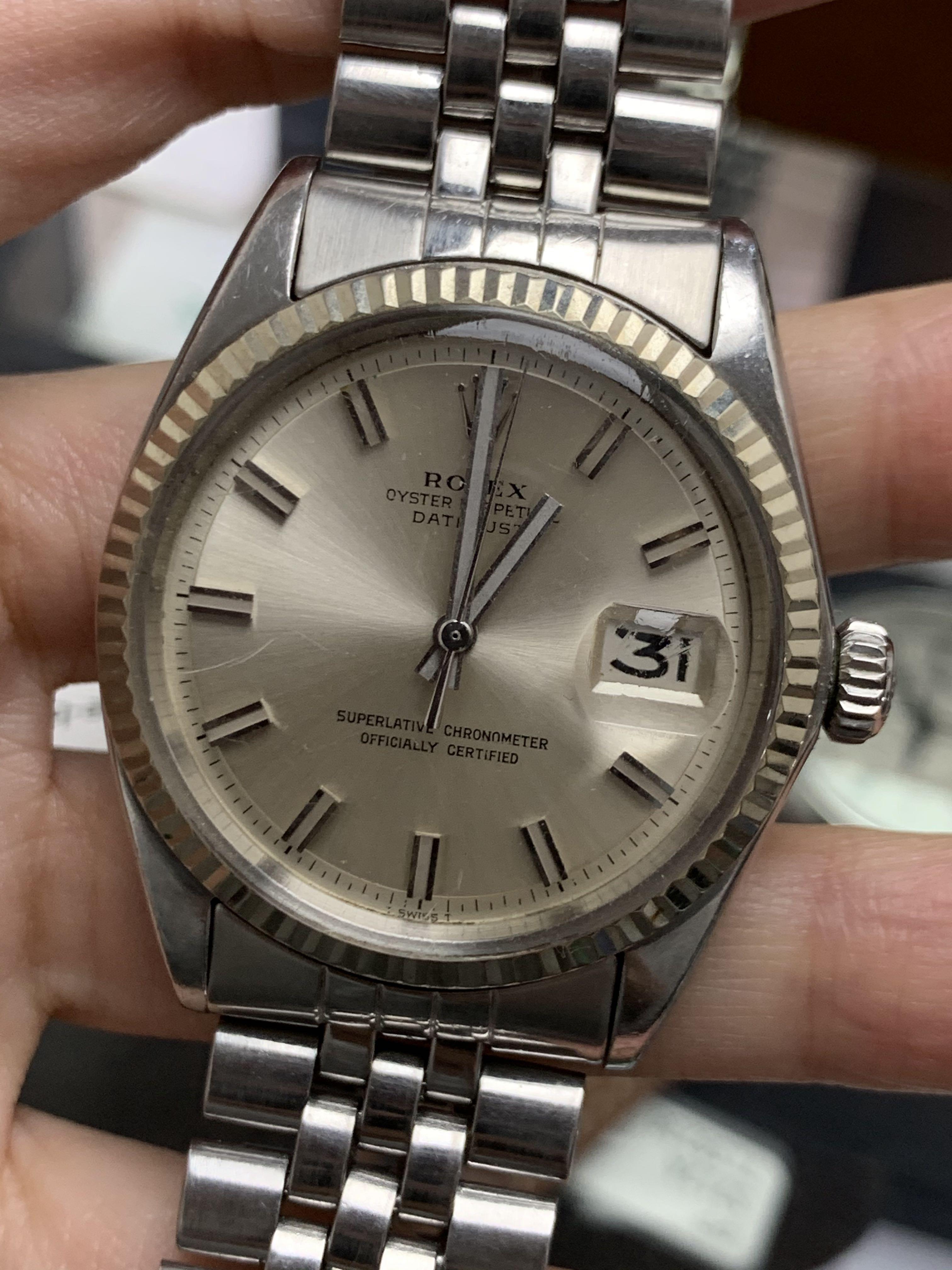 rolex 1601 wide boy