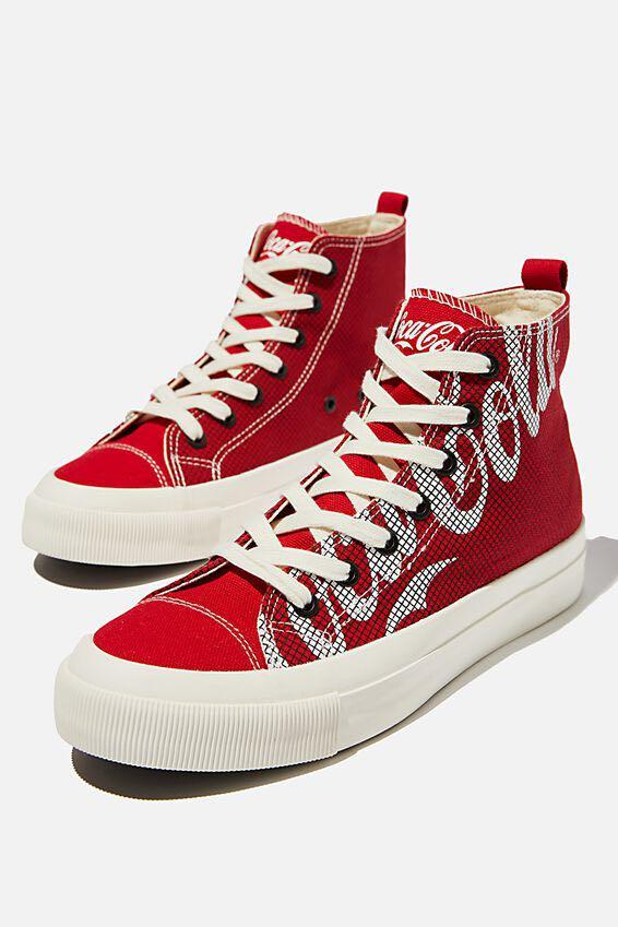 Coca cola high tops hot sale
