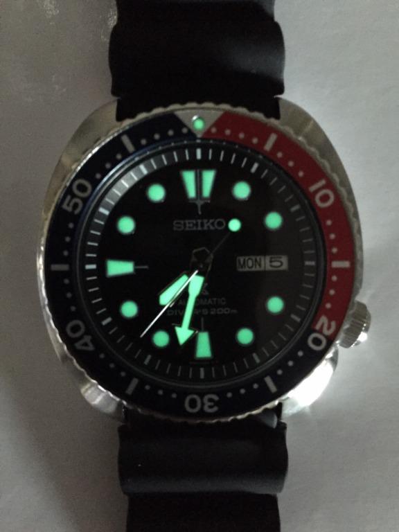 Seiko Prospex Pepsi Turtle Automatic Diver's 200M SRP779K1, Men's ...