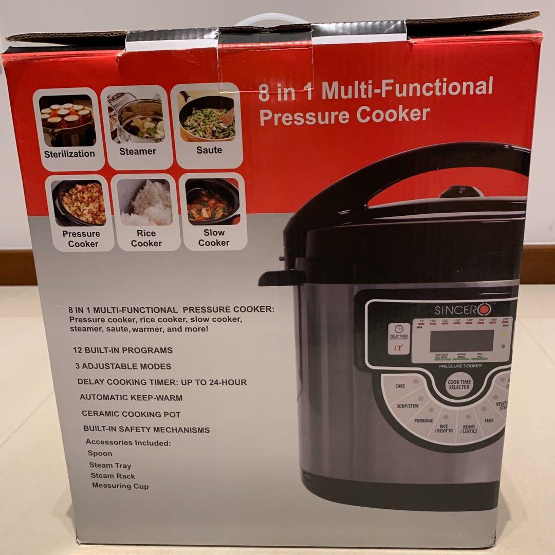 Sincero 8 in 1 pressure cooker on sale