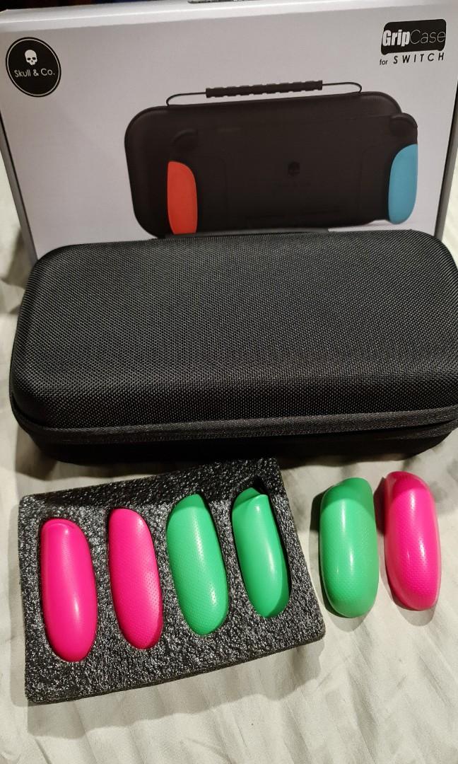 Skull & Co Gripcase Set Max Carry Case for Nintendo Switch (Category: Cases & Covers) located in Taguig. Submitted by lovedbymicah (Listing ID 1060710819, Image 1). Description: complete Used for less than a week then switched to the ACNH case immediately only used the 2 grips that are separated case and other grips were stored in box and was not used 10/10 condition like brand new last price posted Buyer to book shipping from BGC.