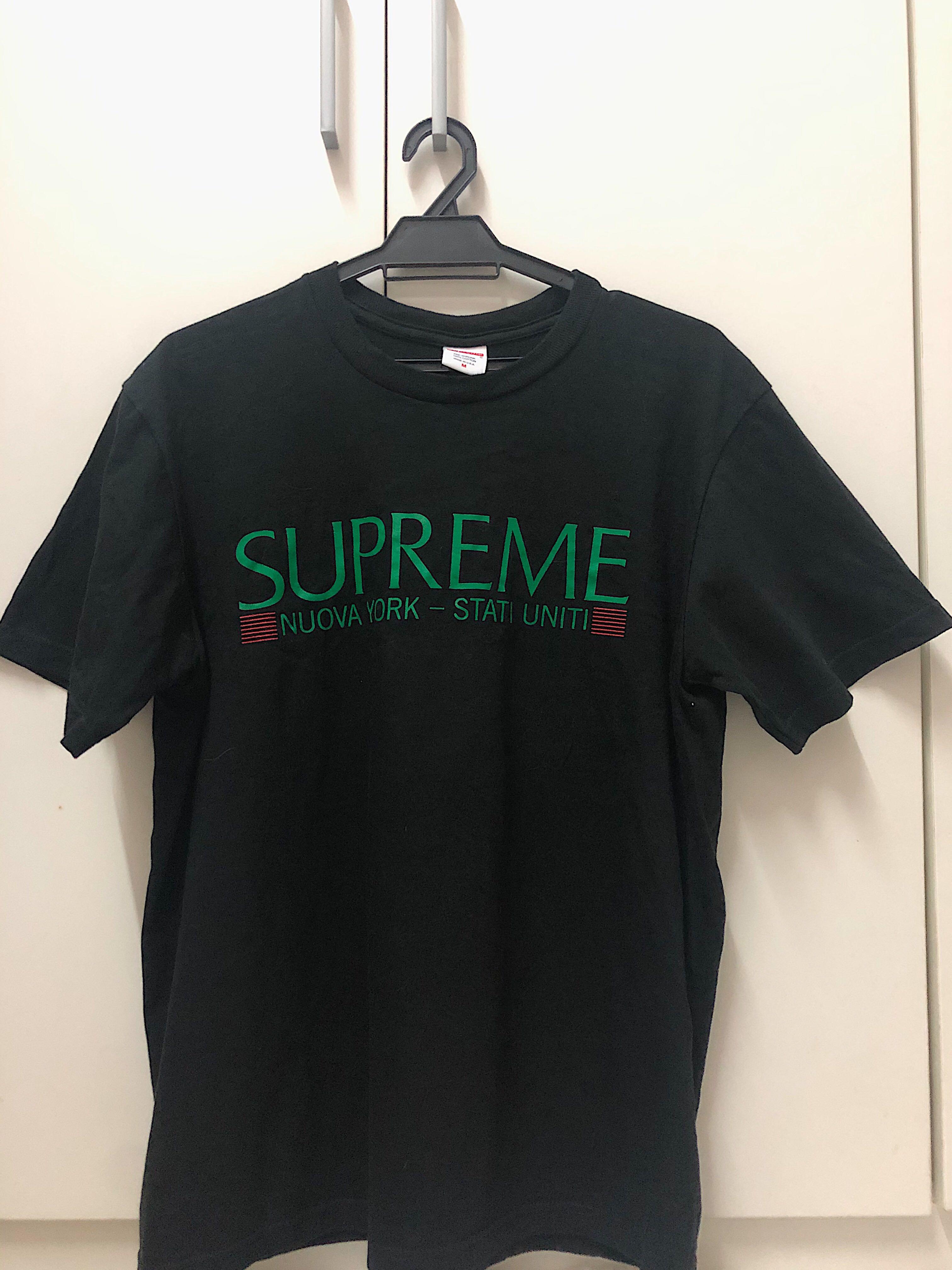 Supreme nuova york tee sale