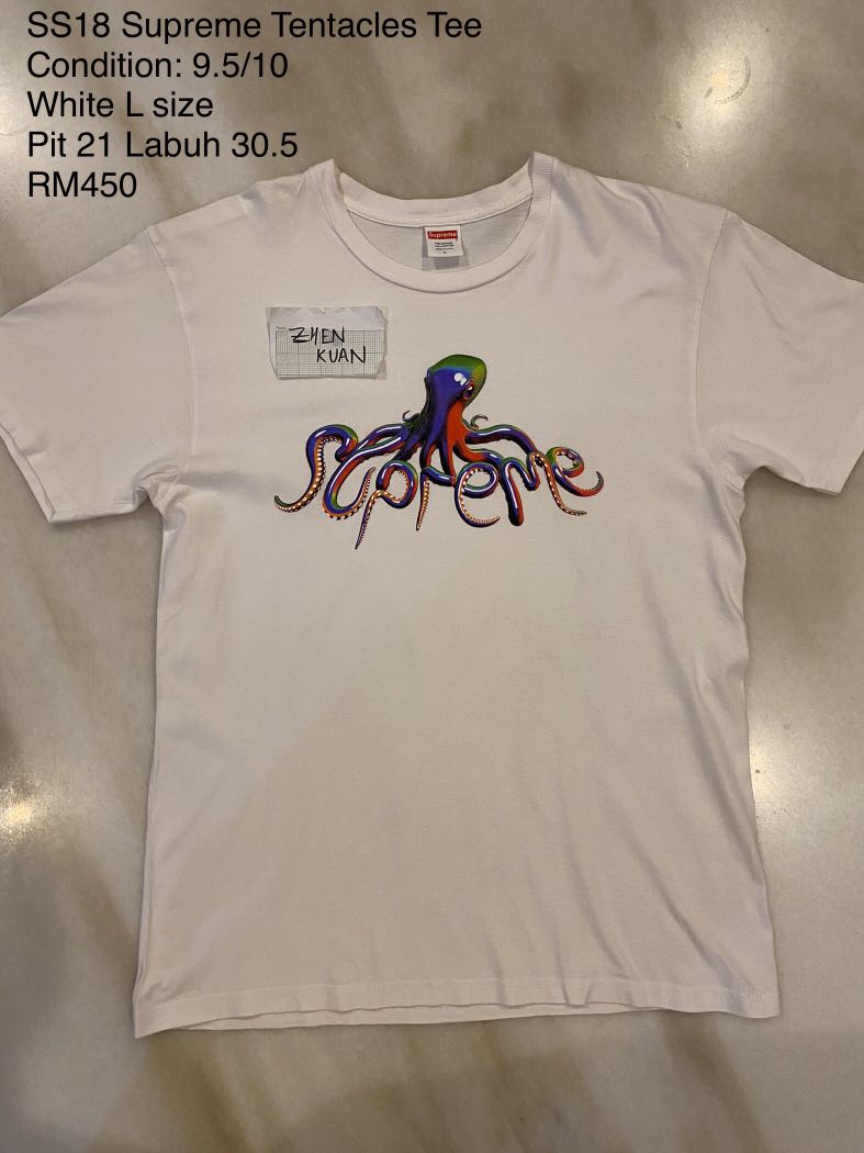 Supreme tentacles tee white outlet