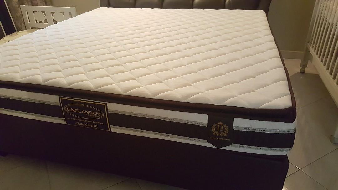 Tilam ENGLANDER King size latex mattress Puchong Jaya, Furniture & Home