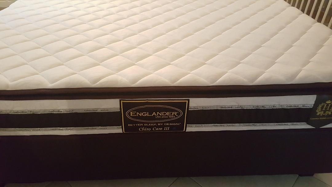 Tilam ENGLANDER King size latex mattress Puchong Jaya, Furniture & Home