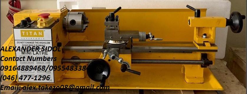 Titan mini lathe shop machine