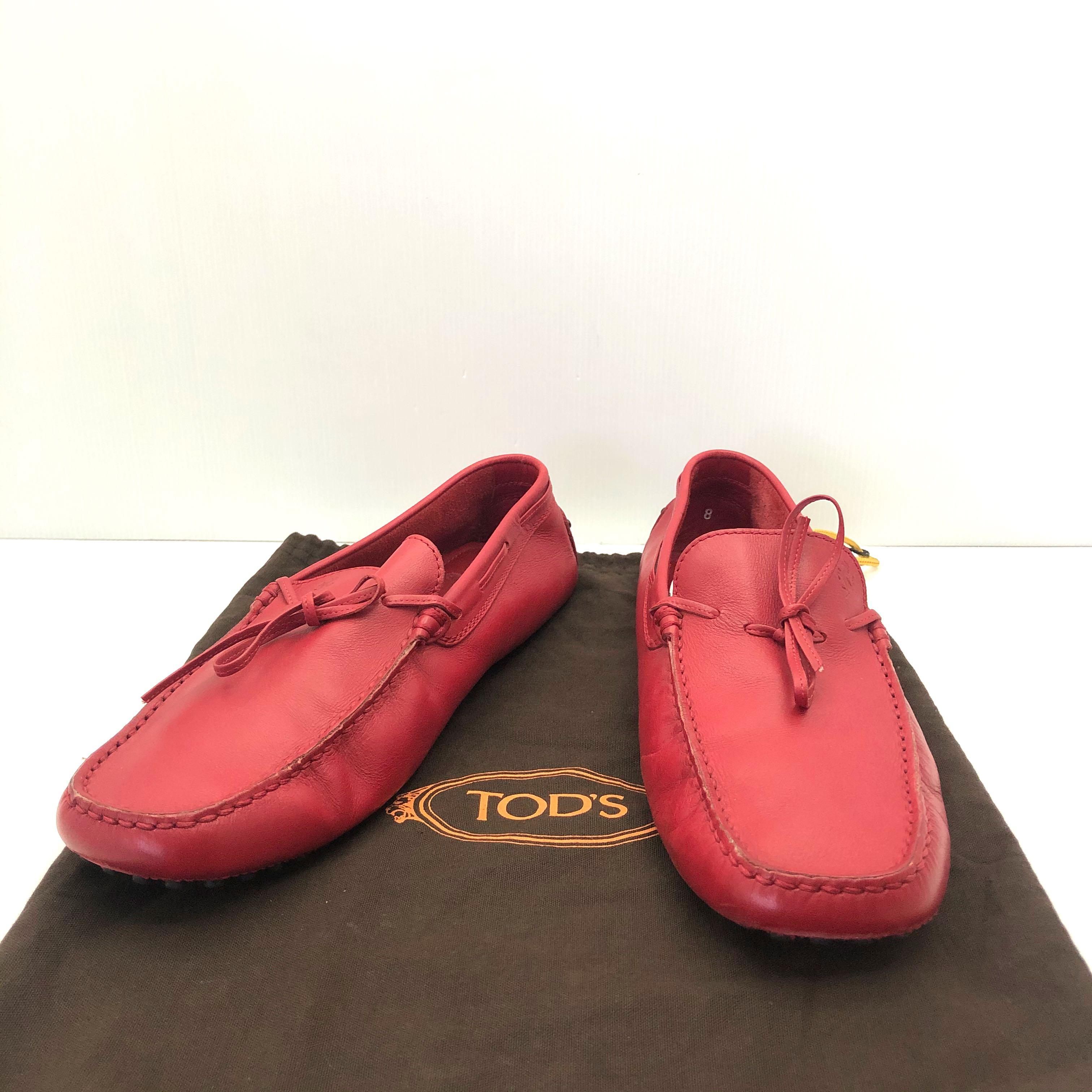 TODS RED FERRARI SHOES 207011173