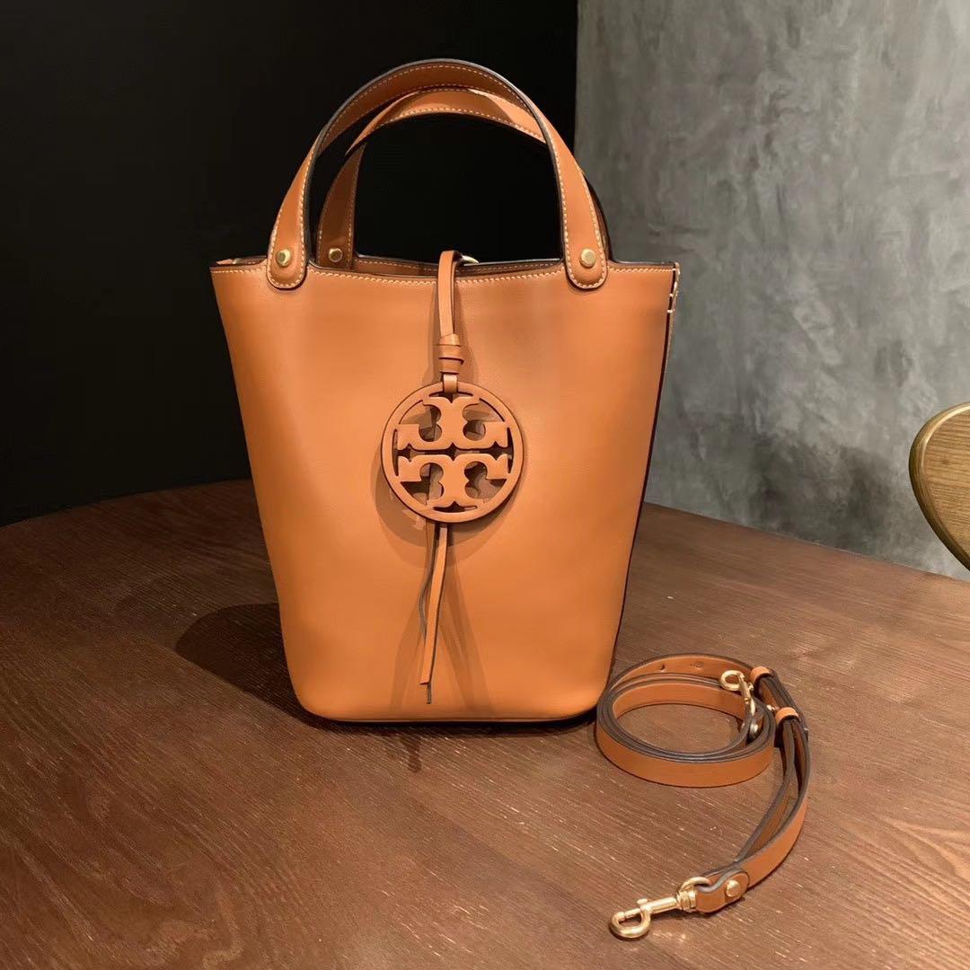 Tory Burch Miller Canvas Bucket - Authenticss Bag Bysyasya