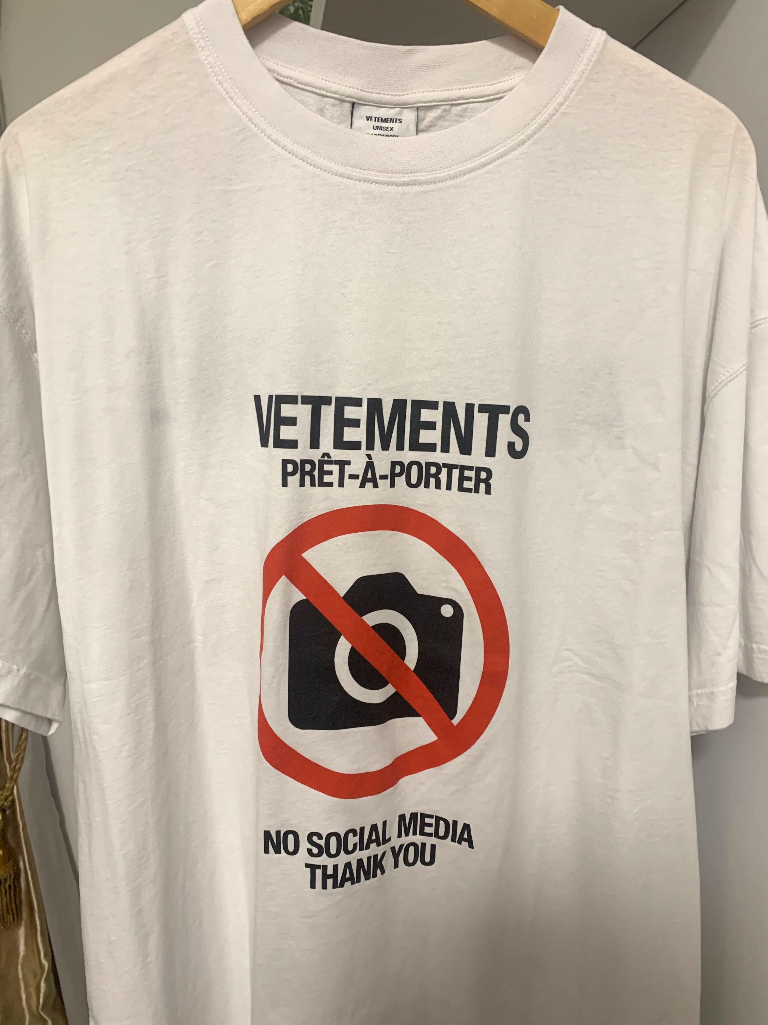 vetements anti social tee
