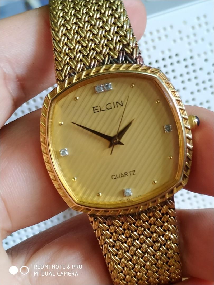 Elgin quartz clearance watch price