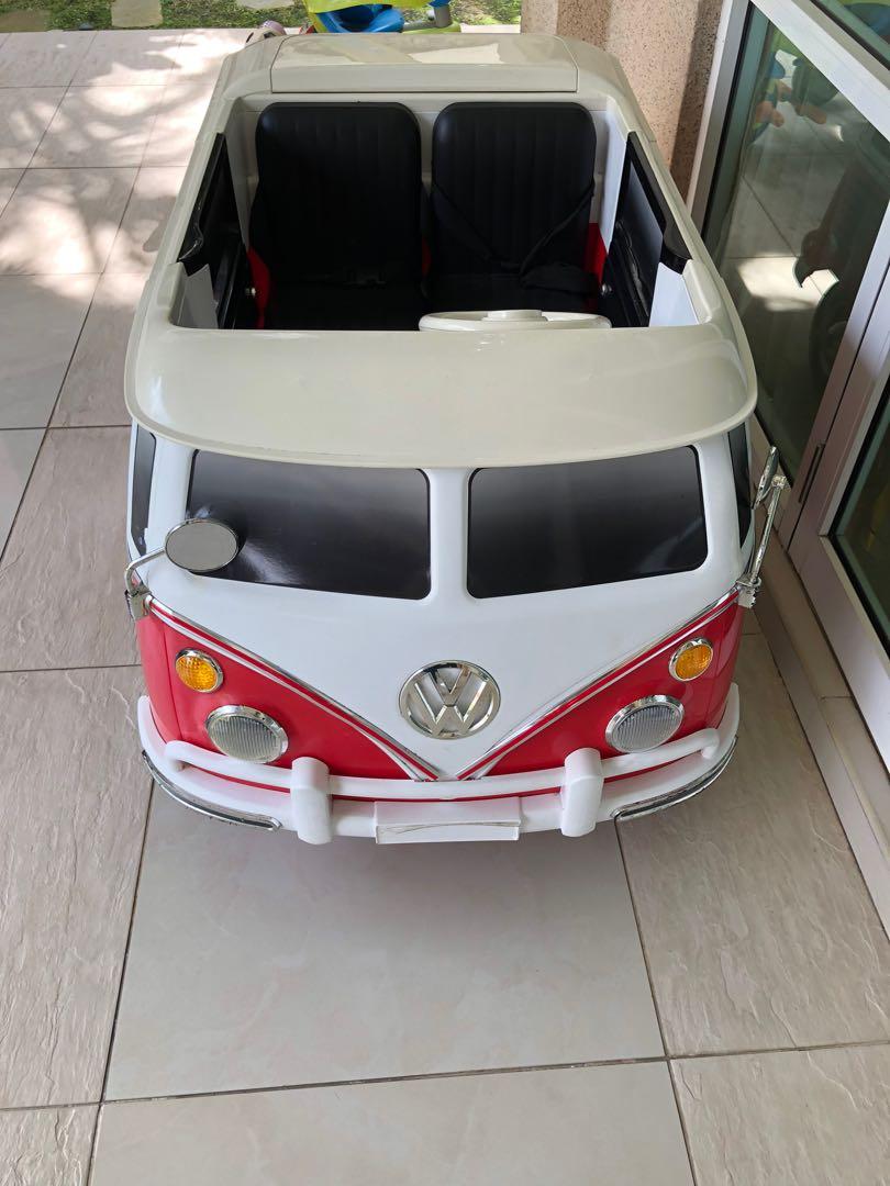 Vw bus ride on store toy