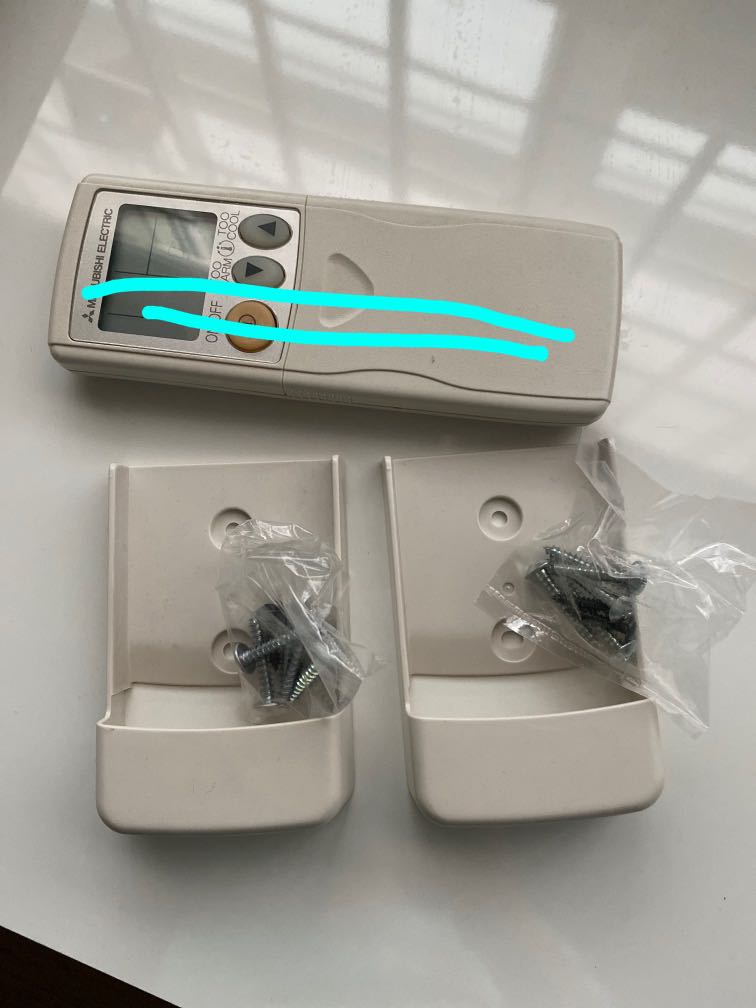 Wall Holder for aircon remote control, TV & Home Appliances, Air