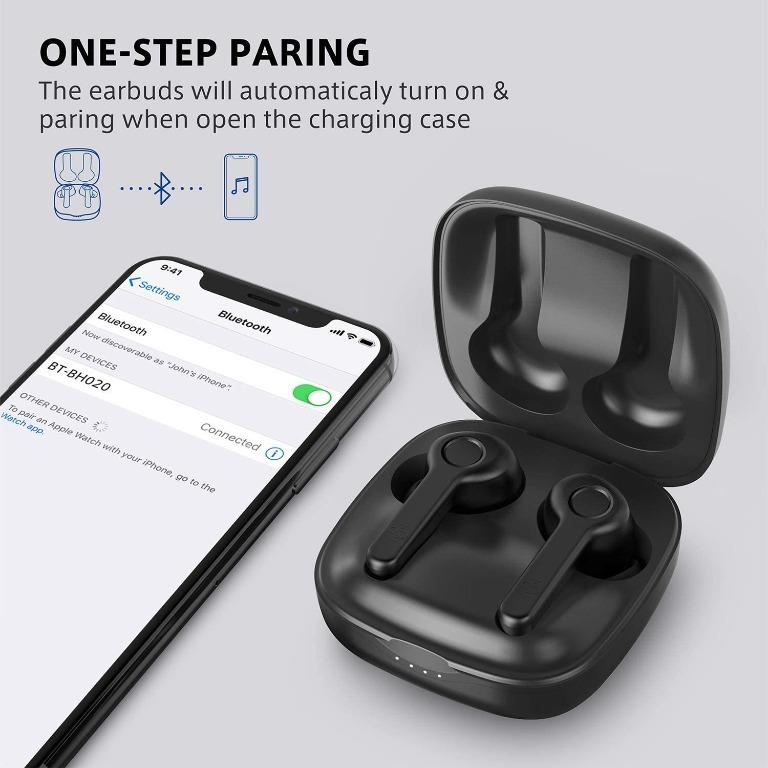 wireless earbuds boltune bluetooth 5.0