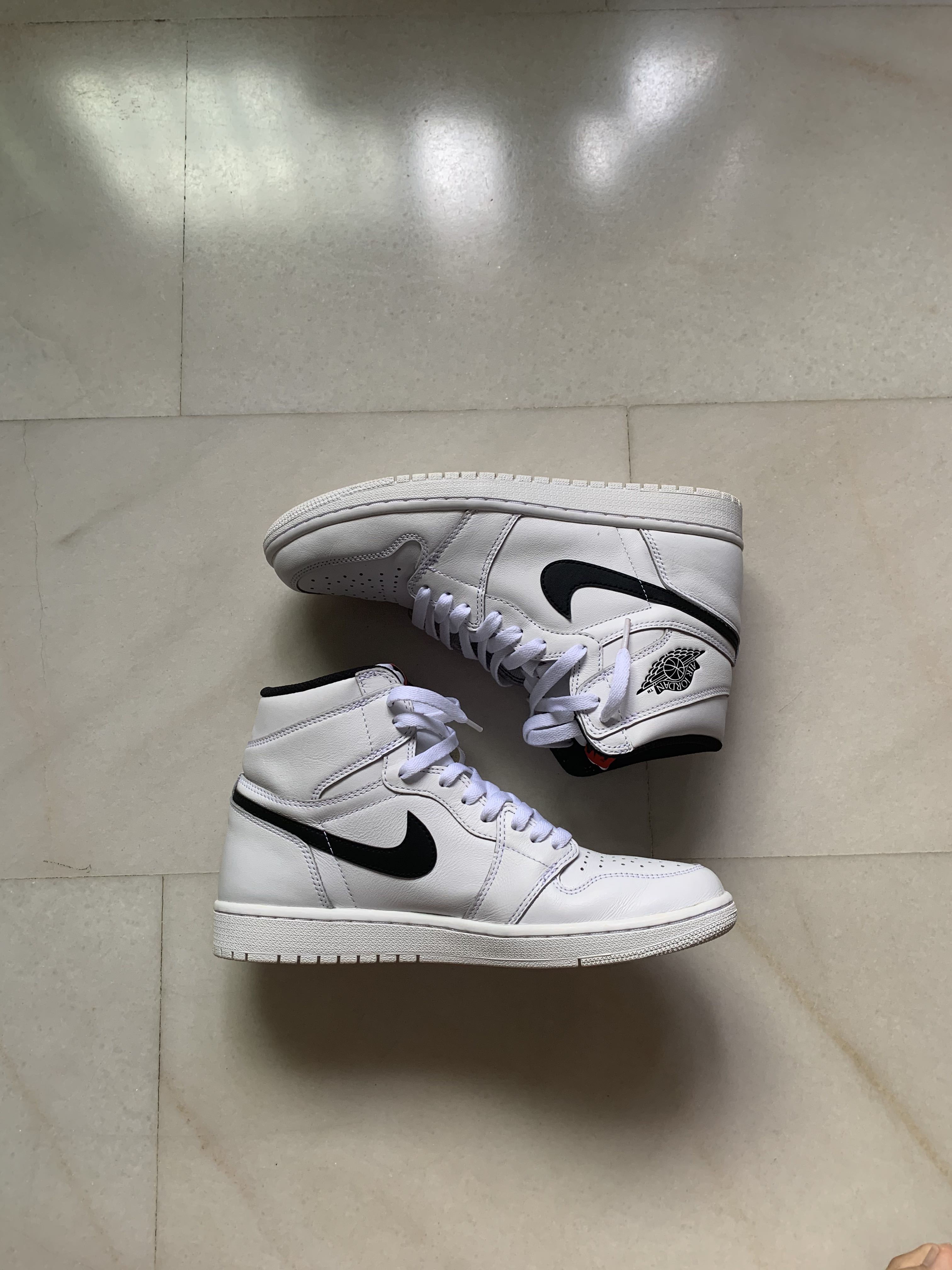 Jordan 1 yin yang white on feet best sale