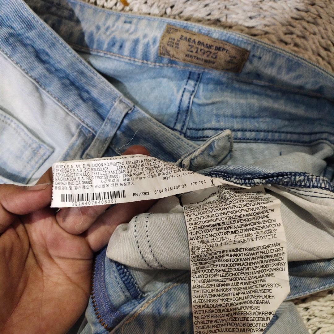 Zara basic z1975 denim rn 77302 clearance