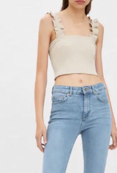 ruffle strap top