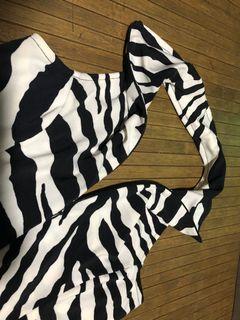 Zebra Halter Dress