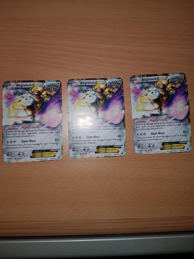 3 Aegislash EX 65/119, Hobbies & Toys, Toys & Games on Carousell 3 Aegislash EX 65/119, Hobbies & Toys, Toys & Games on Carousell
