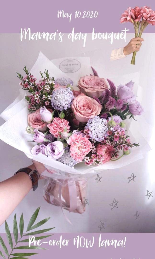 母親節鮮花花束 週年紀念 生日禮物 白色情人節 每月週花 傢俬 家居 Gardening Plants Carousell