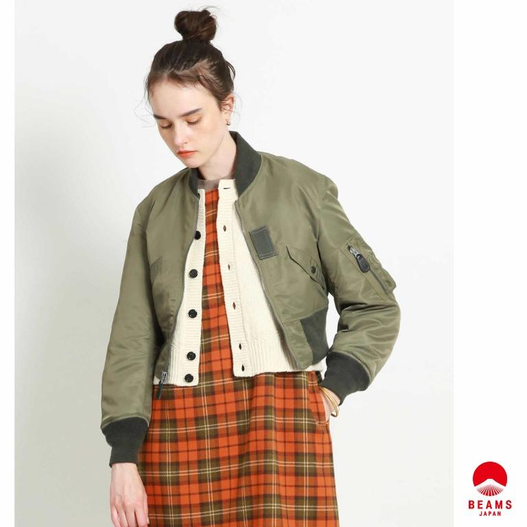BUZZ RICKSON'S ×BEAMS BOY MA-1 おしゃれ 63.0%OFF helux.ai