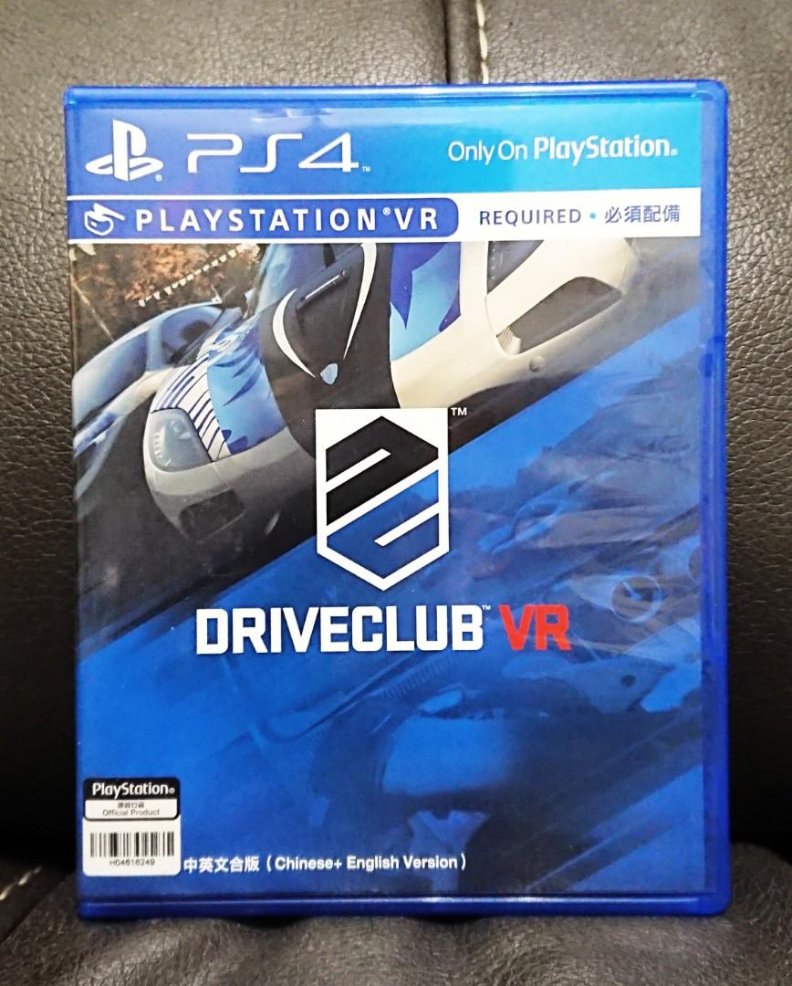 中古 行貨中文版 Ps4 Psvr 遊戲drive Club Vr Sony Playstation Driveclub Vr 遊戲機 遊戲機遊戲 Carousell