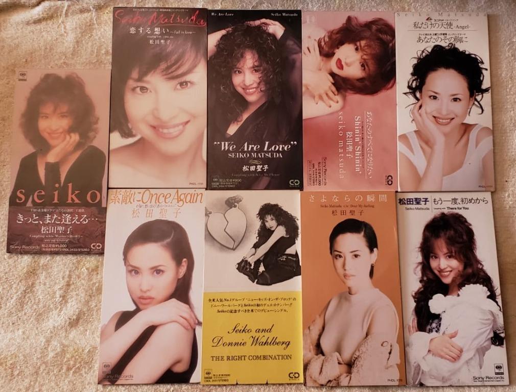 松田聖子CD single 每張$30, 興趣及遊戲, 音樂、樂器& 配件, 音樂與 