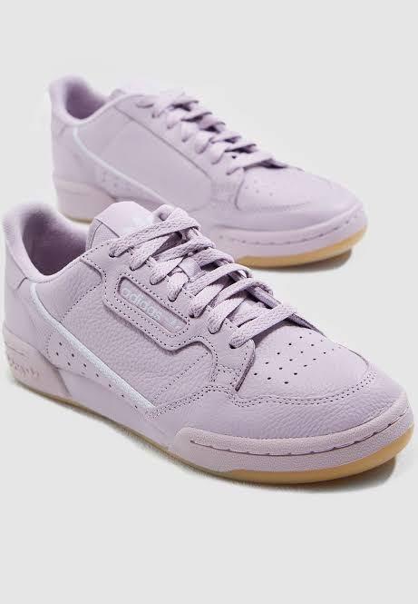 adidas continental lilac