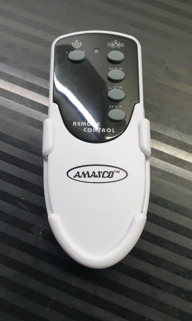 Amasco Fan Remote Control, Furniture & Home Living, Lighting & Fans