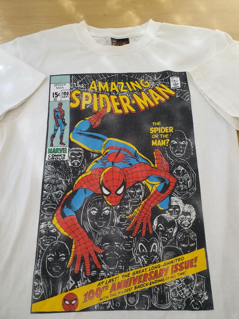 Amazing spider man marvel vintage t shirt, Men's Fashion, Tops 