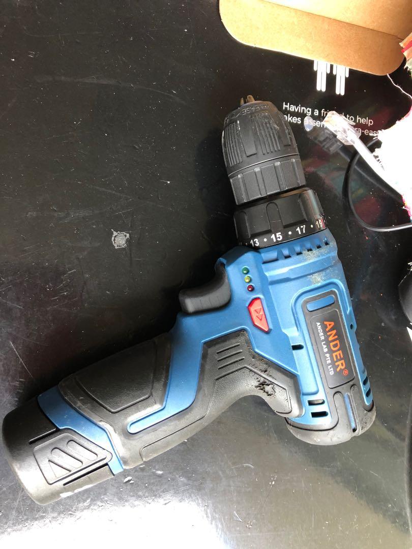 Ander cordless battery drill Mobile Phones Gadgets Mobile Gadget Accessories Power Banks Chargers on Carousell