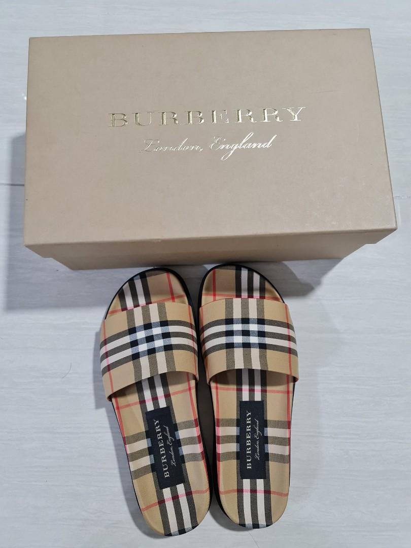 Burberry top ashmore slides
