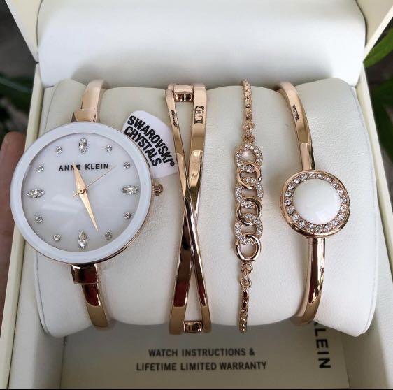 Anne klein watch set price shop
