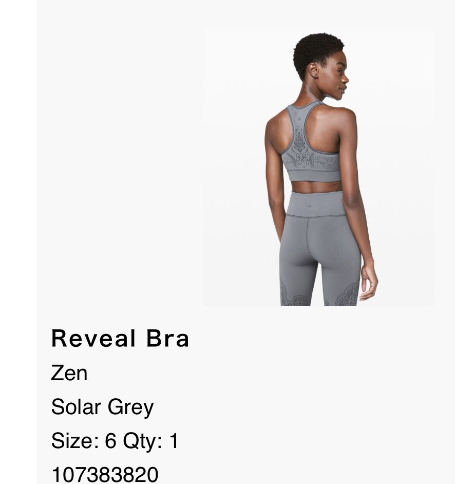 reveal bra lululemon