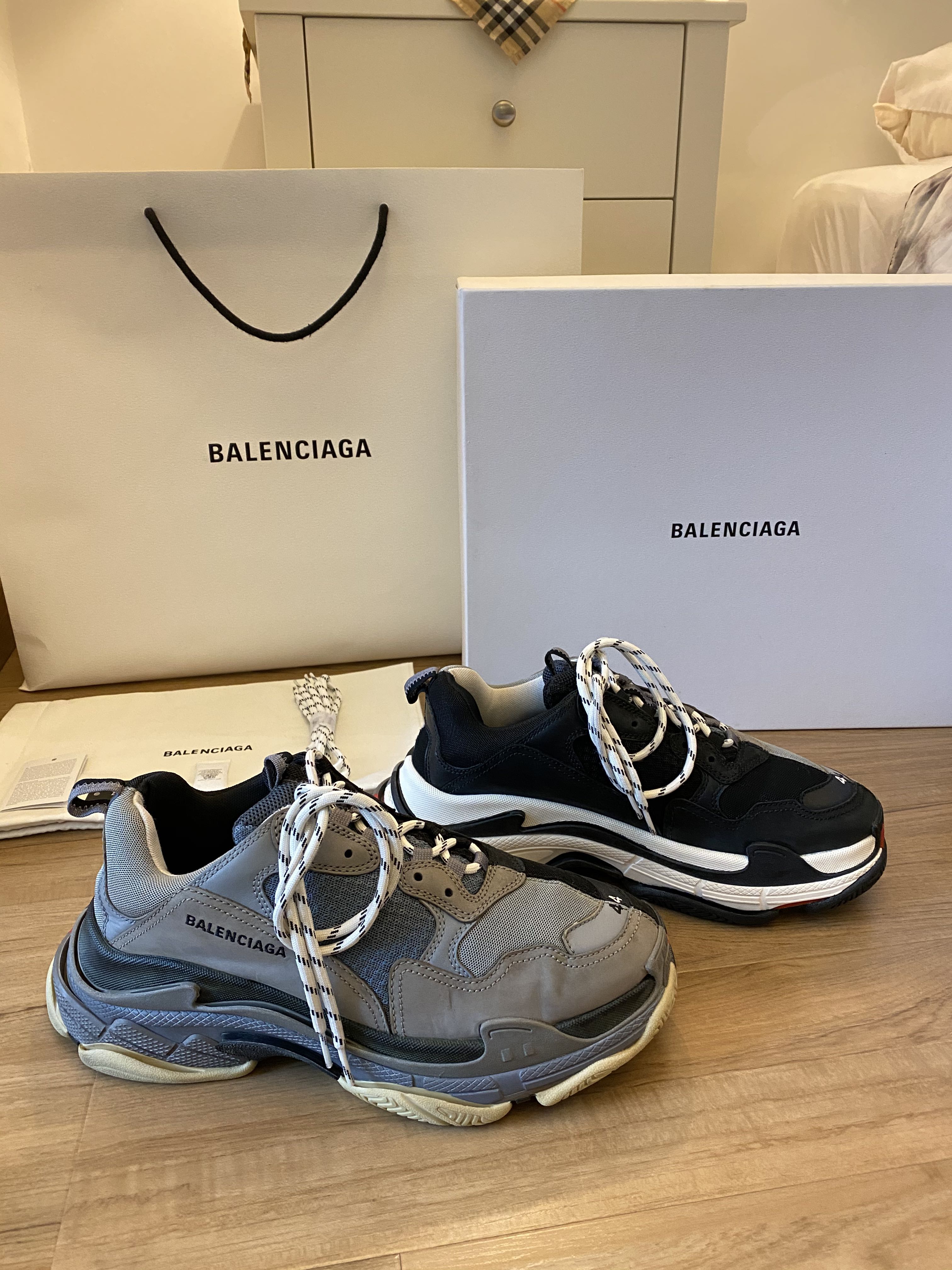 Men's split triple shop s dad sneakers
