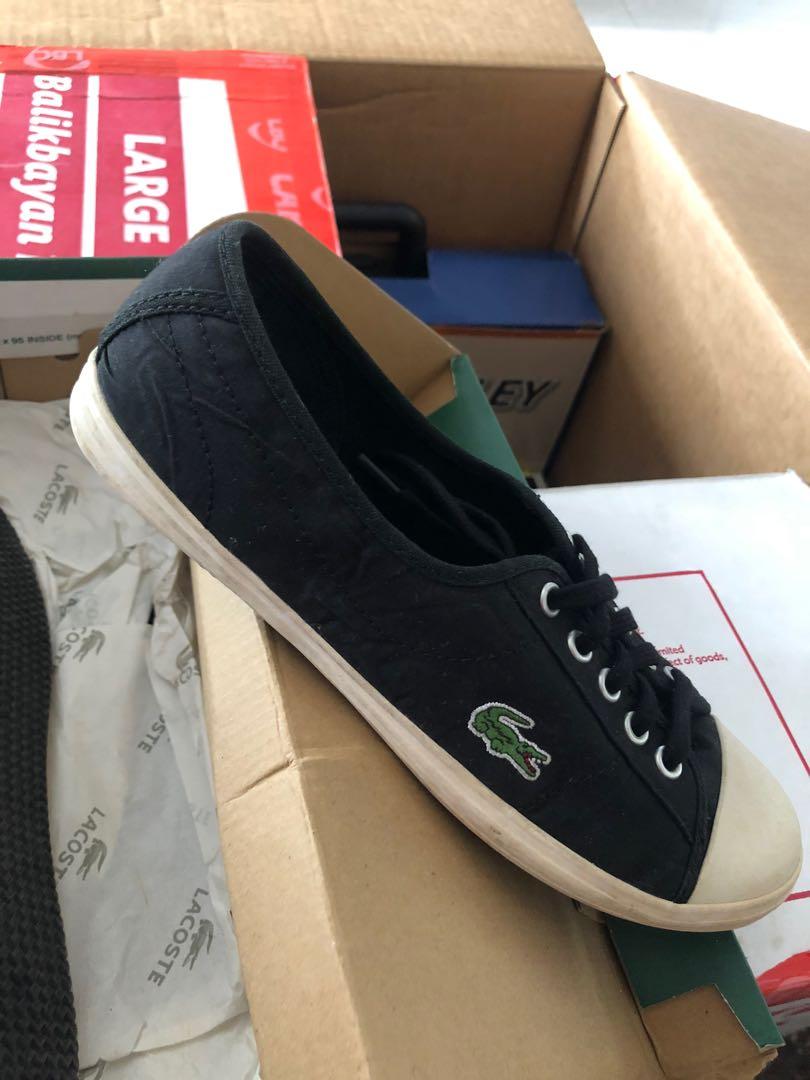 Canvas lacoste clearance