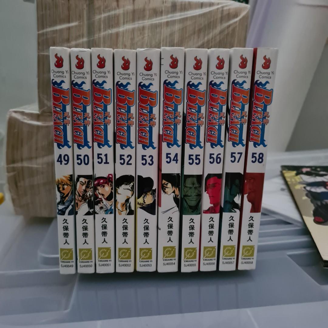 Bleach Manga Book Volume 49 To 58 Books Stationery Comics Manga On Carousell