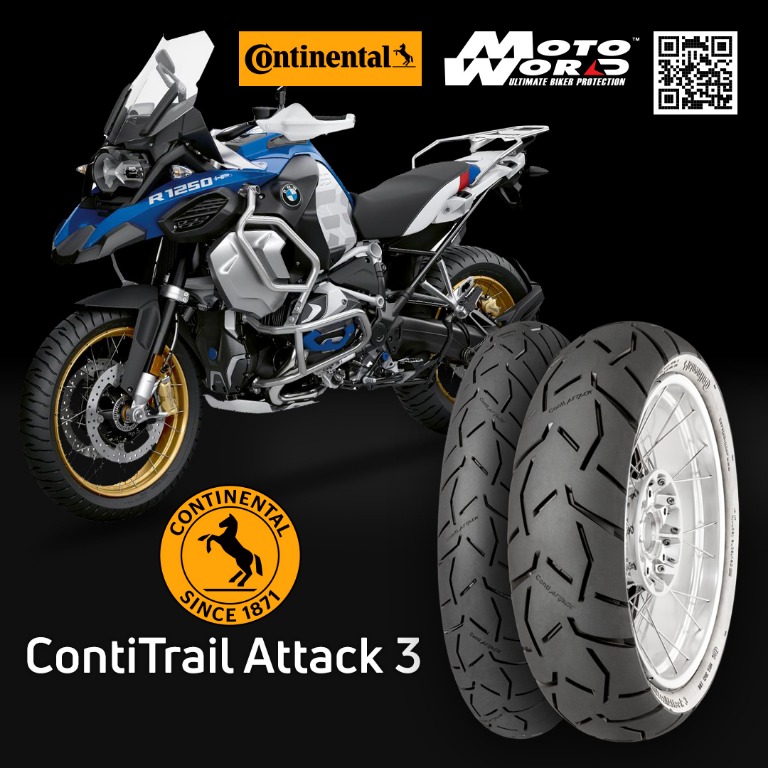 BMW GS Continental Conti TrailAttack 3 Motorcycle Tyres Trail Attack ...