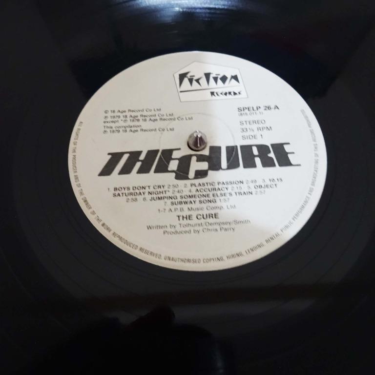 Boys Don't Cry - The Cure Vinyl Record (100% Original Press ...