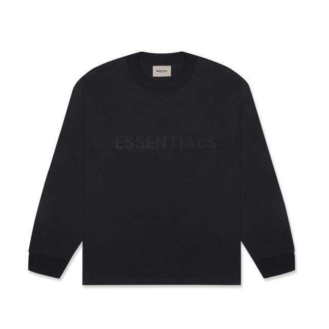 [Brand New] Fear Of God Essentials Black Sweatshirt, Men's Fashion ...