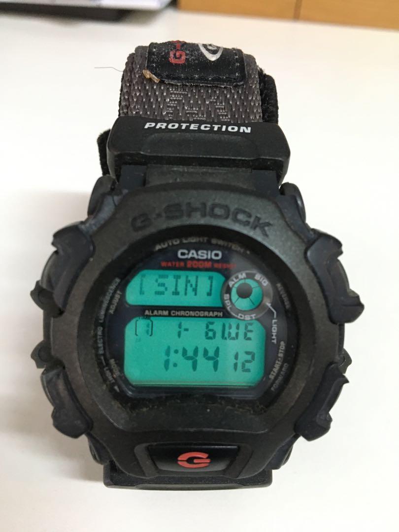Casio G Shock DW 004 velcro strap