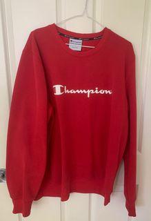 Champion Red Oversized Sweater