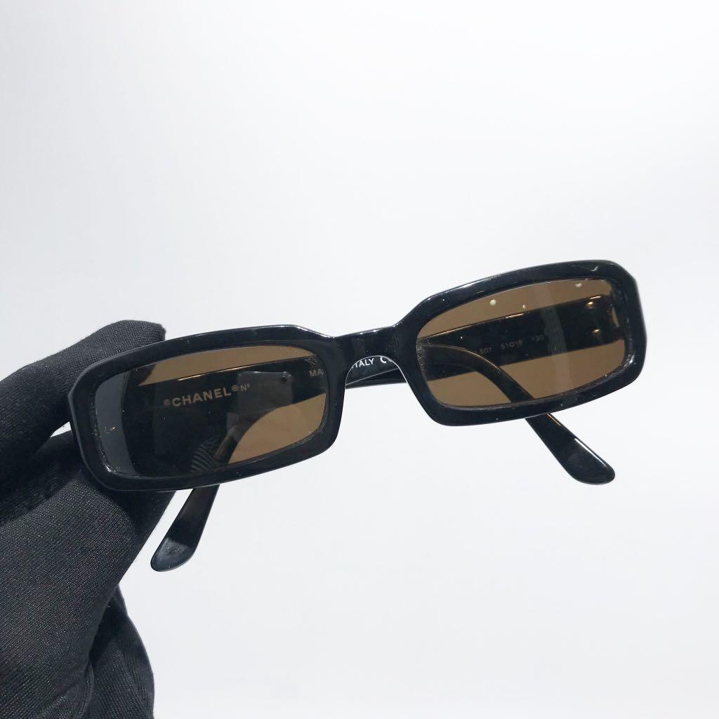 Chanel 3039 Black Sunglasses 207009089 %, Women's Fashion, Watches