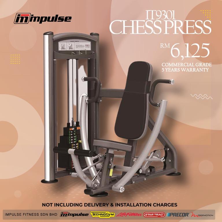 Chess Press Machine Impulse Fitness Sports Other On Carousell