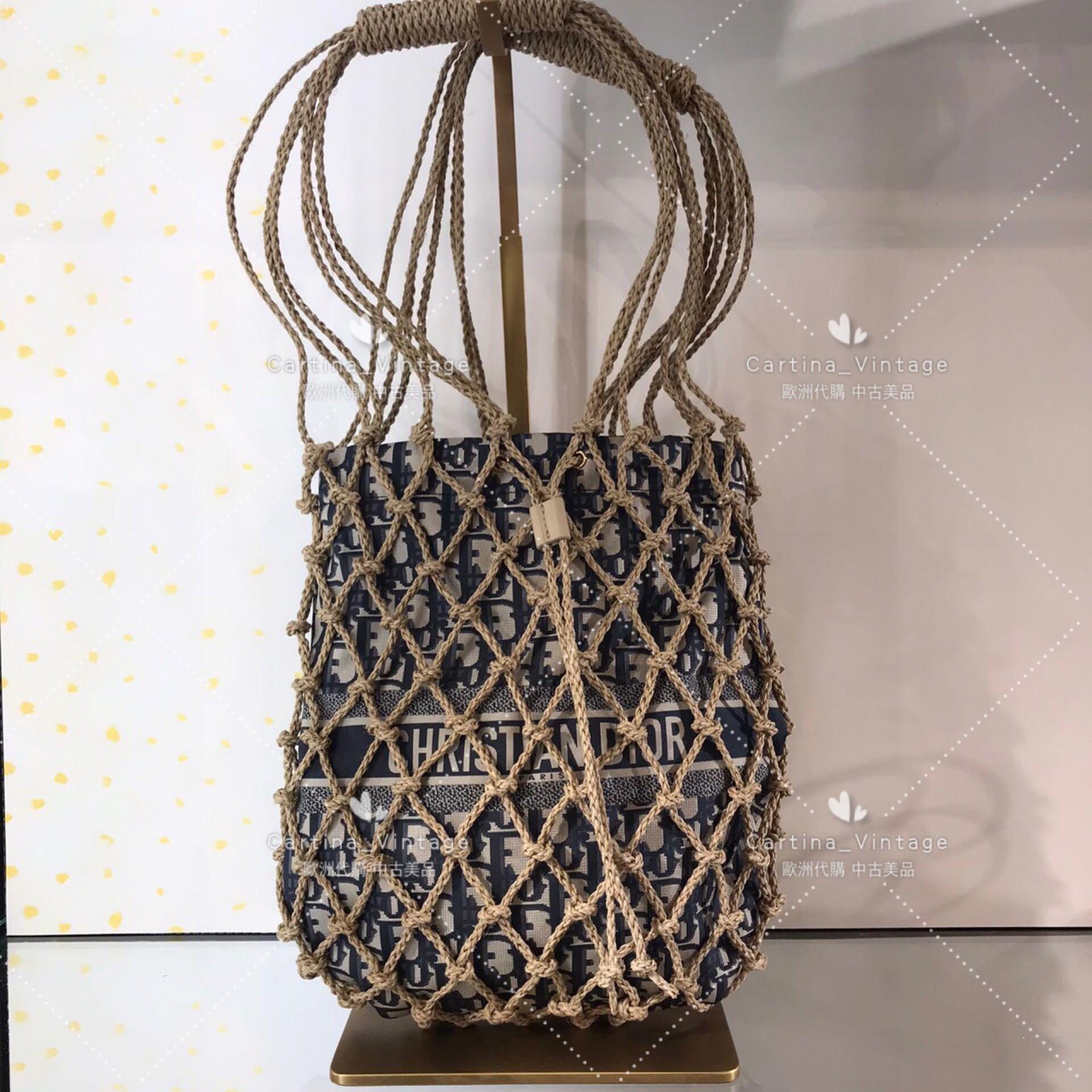 Christian Dior net tote