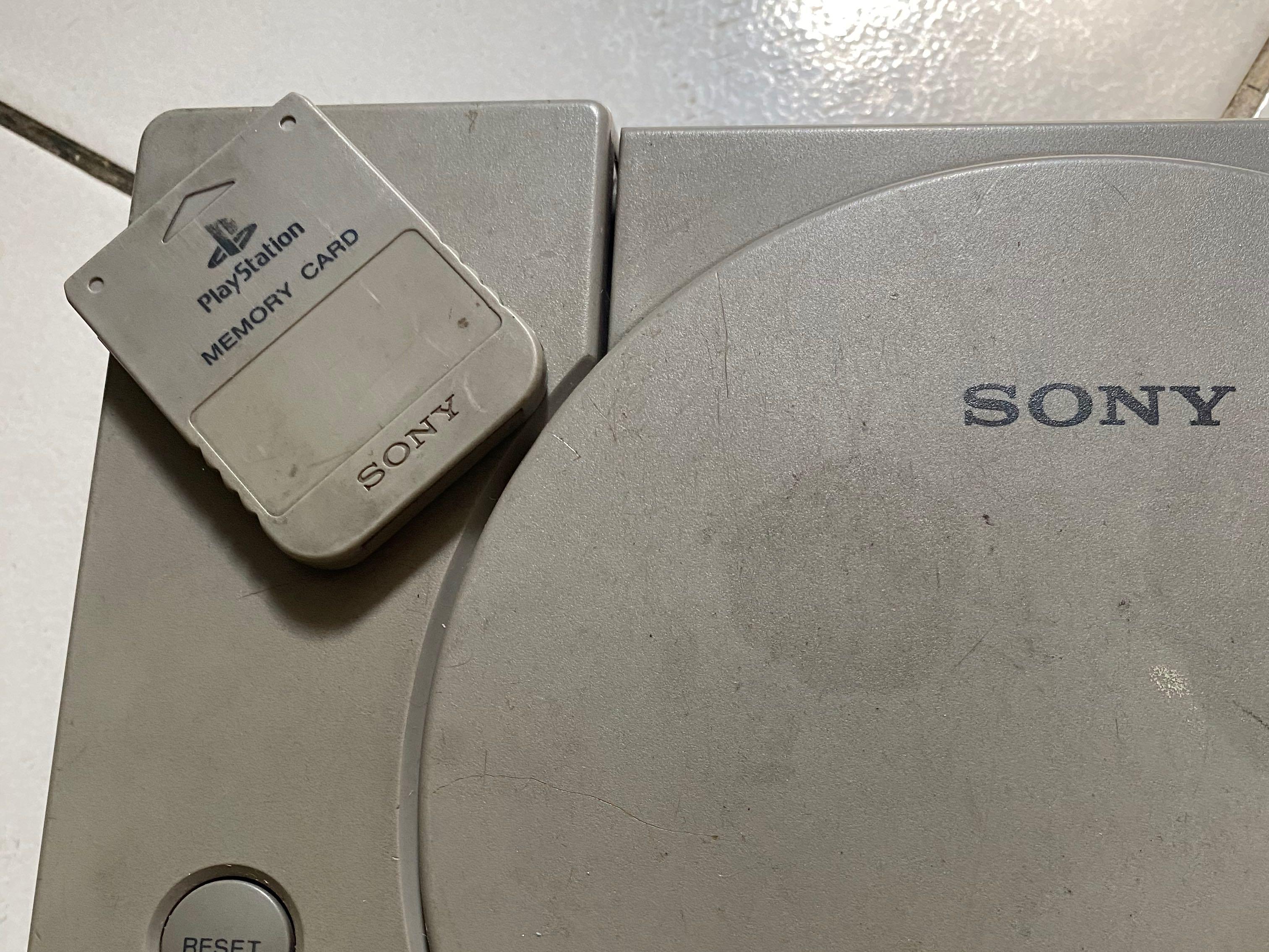 Classic Sony Playstation with memory card (Category: PlayStation) located in Manila. Submitted by foxydivas (Listing ID 1060937059, Image 2). Description: Classic Sony playstation With 2 controllers With memory card Authentic classic vibes Dont u miss playing the old original games’ Love this! Decluttering .